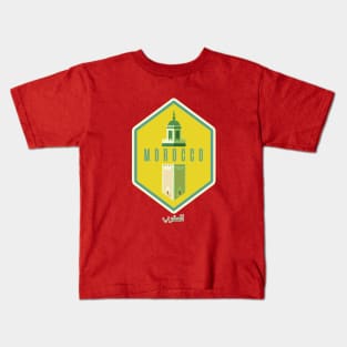 Morocco landmark design Kids T-Shirt